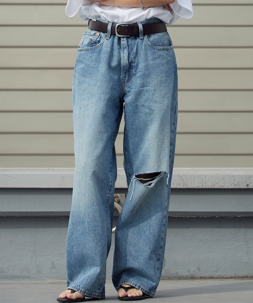 Levi's(リーバイス)の「LEVI'S/リーバイス 578 BAGGY デニムパンツ ジーパン 2026年春夏(デニムパンツ・メンズ・ライトブラック/ライトブルー・30inch/32inch/34inch/36inch)」の1枚目の写真