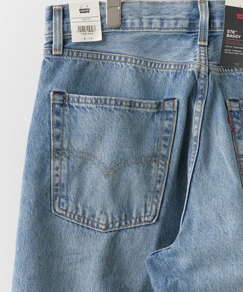 Levi's(リーバイス)の「LEVI'S/リーバイス 578 BAGGY デニムパンツ ジーパン 2026年春夏(デニムパンツ・メンズ・ライトブラック/ライトブルー・30inch/32inch/34inch/36inch)」の9枚目の写真
