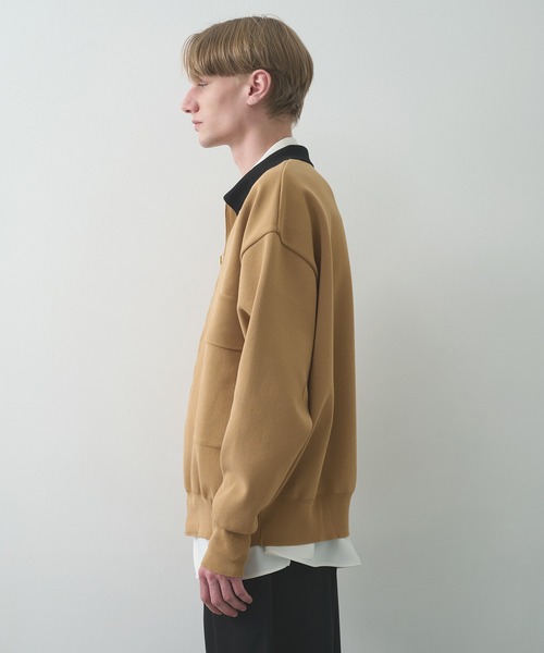CULLNI（クルニ）の「【CULLNI/クルニ】別注 BIG POCKET ZIP UP KNIT JACKET（ニット/セーター・メンズ・ブラック/ネイビー/ベージュ・2/1）」の8枚目の写真
