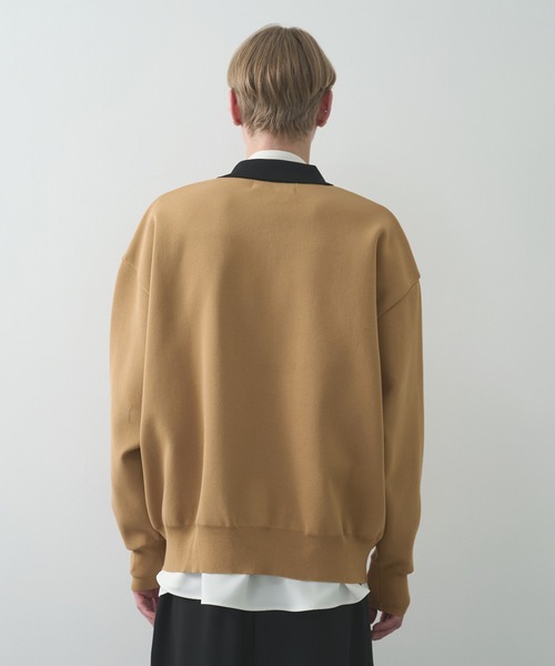 CULLNI（クルニ）の「【CULLNI/クルニ】別注 BIG POCKET ZIP UP KNIT JACKET（ニット/セーター・メンズ・ブラック/ネイビー/ベージュ・2/1）」の9枚目の写真