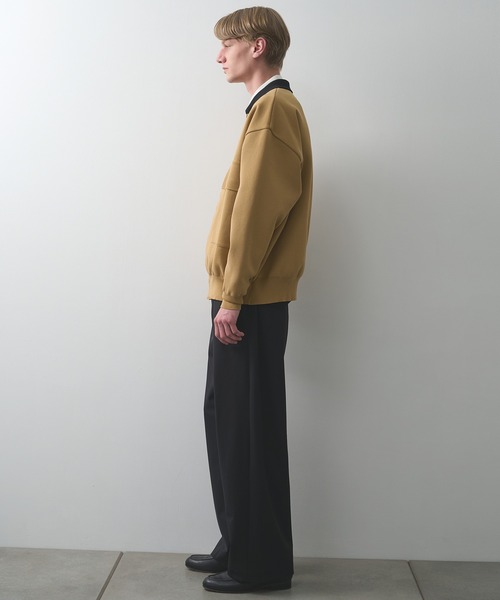 CULLNI（クルニ）の「【CULLNI/クルニ】別注 BIG POCKET ZIP UP KNIT JACKET（ニット/セーター・メンズ・ブラック/ネイビー/ベージュ・2/1）」の19枚目の写真