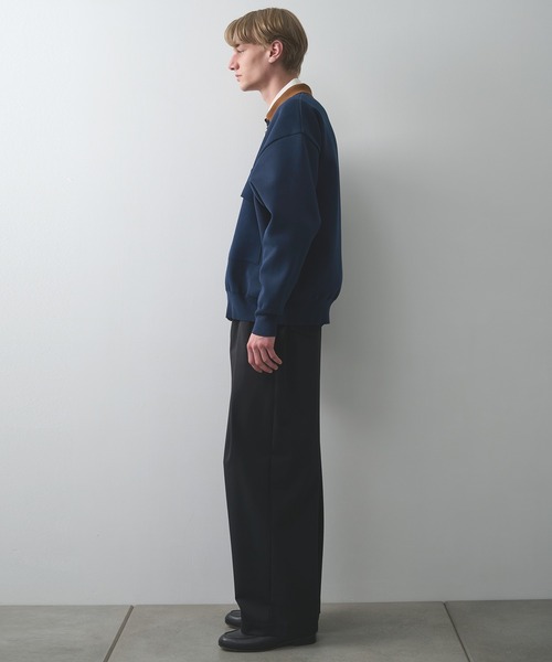 CULLNI（クルニ）の「【CULLNI/クルニ】別注 BIG POCKET ZIP UP KNIT JACKET（ニット/セーター・メンズ・ブラック/ネイビー/ベージュ・2/1）」の22枚目の写真