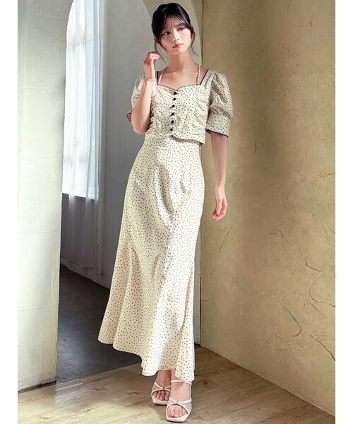 RESEXXY（リゼクシー）の「ピコレーストリミングブラウス【セットアップ着用可能】（シャツ/ブラウス・レディース・レッド/ブラック/アイボリー・FREE）」の19枚目の写真