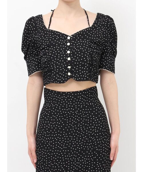 RESEXXY（リゼクシー）の「ピコレーストリミングブラウス【セットアップ着用可能】（シャツ/ブラウス・レディース・レッド/ブラック/アイボリー・FREE）」の22枚目の写真