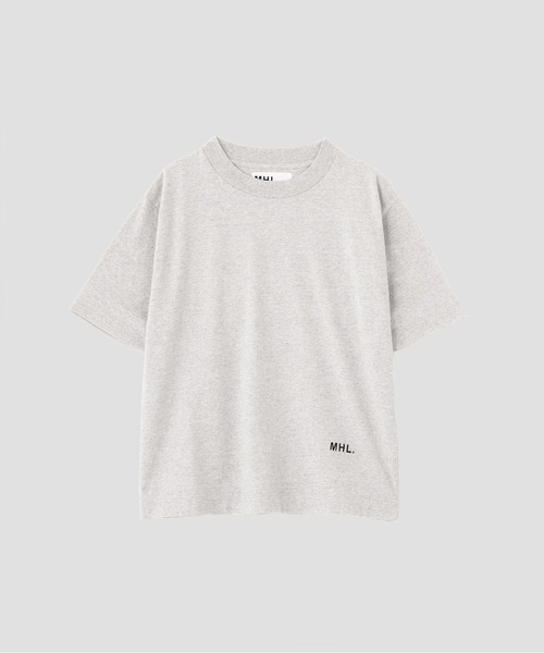 MHL.（エムエイチエル）の「UPCYCLED COTTON JERSEY（Tシャツ/カットソー・レディース・グレー・2）」の4枚目の写真