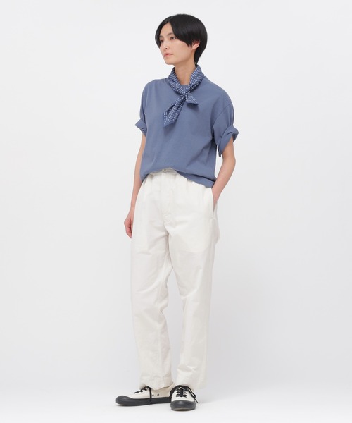 MHL.（エムエイチエル）の「UPCYCLED COTTON JERSEY（Tシャツ/カットソー・レディース・グレー・2）」の6枚目の写真