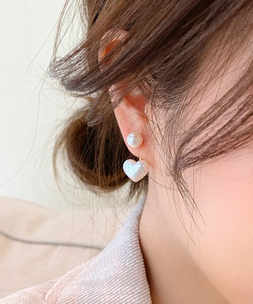 Feliz(フェリス)の「ビジュー×パールピアスアソート(ピアス(両耳用)・レディース・カリビアンブルー/その他3/その他2/その他1/その他4・FREE)」の1枚目の写真
