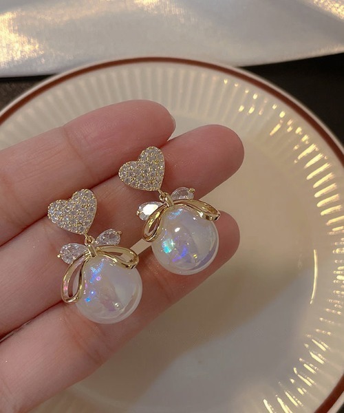 Feliz(フェリス)の「ビジュー×パールピアスアソート(ピアス(両耳用)・レディース・カリビアンブルー/その他3/その他2/その他1/その他4・FREE)」の16枚目の写真