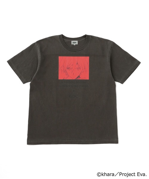 GDC（ジーディーシー）の「【GDC×EVANGELION】Kaworu Nagisa Tee（Tシャツ/カットソー・メンズ・チャコール・SMALL/MEDIUM/LARGE/X-LARGE）」の2枚目の写真