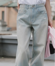 adidas | adidas/アディダス adidas VINTAGE DAD JEANS ヴィンテージ テーパード オーバーサイズ デニムパンツ 2026年春夏(デニムパンツ)