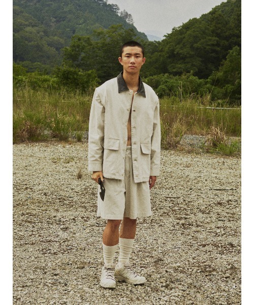 ELCHELE(エルチェレ)の「EL PRODUCT #2 JACKET(ミリタリージャケット・レディース・キナリ/ブラック・FREE)」の12枚目の写真