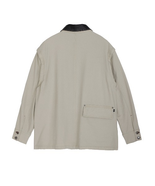 ELCHELE(エルチェレ)の「EL PRODUCT #2 JACKET(ミリタリージャケット・レディース・キナリ/ブラック・FREE)」の18枚目の写真