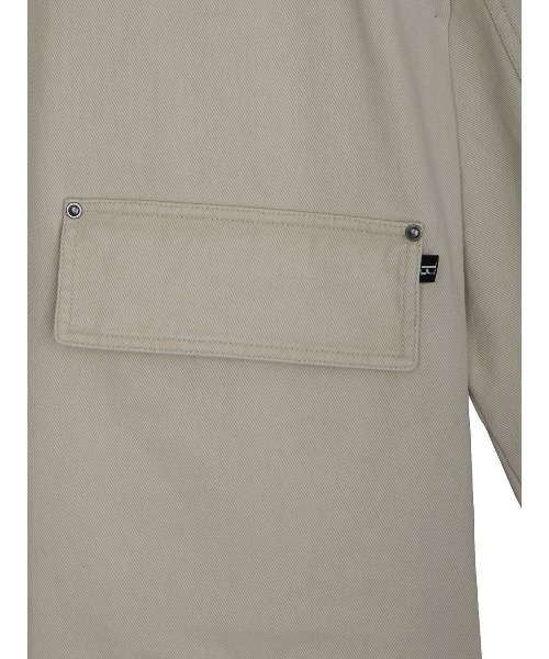 ELCHELE(エルチェレ)の「EL PRODUCT #2 JACKET(ミリタリージャケット・レディース・キナリ/ブラック・FREE)」の21枚目の写真