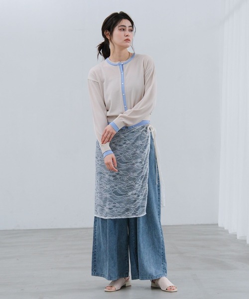 LAKOLE（ラコレ）の「イージーワイドデニム / 654276（デニムパンツ・レディース・ベージュ/ブラック/ライトブルー・LARGE/MEDIUM）」の12枚目の写真