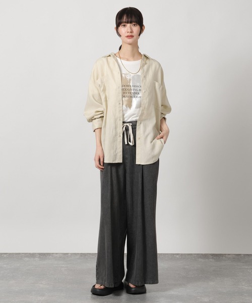 LAKOLE（ラコレ）の「イージーワイドデニム / 654276（デニムパンツ・レディース・ベージュ/ブラック/ライトブルー・LARGE/MEDIUM）」の21枚目の写真