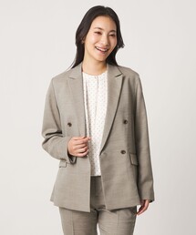 セール】2ボタン ダブルジャケット ‐セットアップ対応・ウォッシャブル