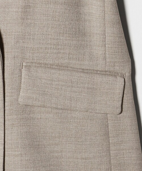 A DAY IN THE LIFE UNITED ARROWS(アデイインザライフユナイテッドアローズ)の「スラブツイル 4ボタン ダブルジャケット ‐セットアップ対応・マシンウォッシャブル‐ <A DAY IN THE LIFE>(テーラードジャケット・レディース・ダークグレー/ベージュ/ネイビー/モカ・36/38/40)」の18枚目の写真
