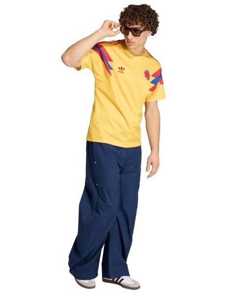 adidas(アディダス)の「adidas originals Colombia National Team 1990 Away Uniform(アディダスオリジナルス コロンビア代表 1990 アウェイ ユニフォーム)(Tシャツ/カットソー・メンズ・イエロー系・SMALL/MEDIUM/X-LARGE/LARGE/XX-LARGE)」の5枚目の写真