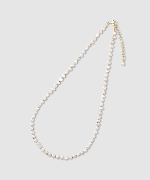 allureville(アルアバイル)の「ビーズコンビ淡水パールネックレス(ネックレス・レディース・オフホワイト・FREE)」の2枚目の写真