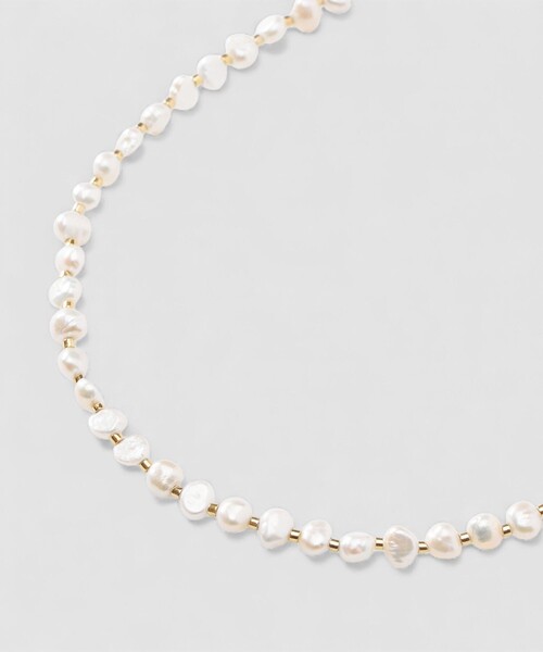 allureville(アルアバイル)の「ビーズコンビ淡水パールネックレス(ネックレス・レディース・オフホワイト・FREE)」の3枚目の写真