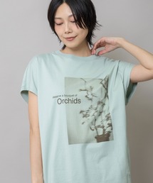 Munich | フラワーフォトプリントTシャツ(Tシャツ/カットソー)