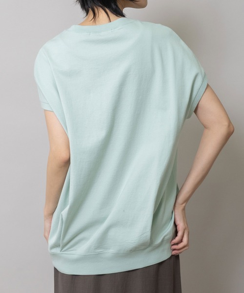 Munich(ミューニック)の「フラワーフォトプリントTシャツ(Tシャツ/カットソー・レディース・ミント/ダークベージュ/ホワイト・FREE)」の6枚目の写真
