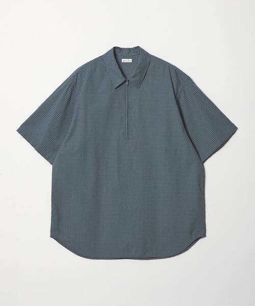 セール】＜Steven Alan＞ オーガニックコットン チェック ジップ プル