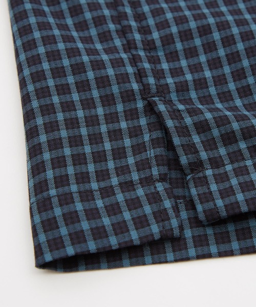 improves（インプローブス）の「短丈 チェックシャツ（シャツ/ブラウス・メンズ・ブラック/ネイビー/ブラウン・MEDIUM/LARGE）」の22枚目の写真