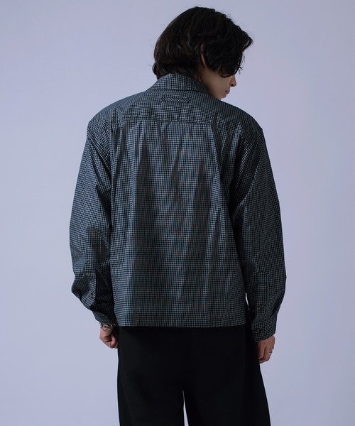 improves（インプローブス）の「短丈 チェックシャツ（シャツ/ブラウス・メンズ・ブラック/ネイビー/ブラウン・MEDIUM/LARGE）」の16枚目の写真
