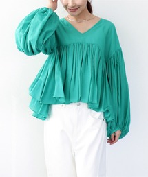Jines | コットンボイルボリュームブラウス(シャツ/ブラウス)