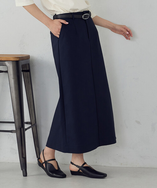 COMME CA ISM（コムサイズム）の「ストレッチナロー スカート（スカート・レディース・カーキ/ネイビー・MEDIUM/LARGE）」の6枚目の写真