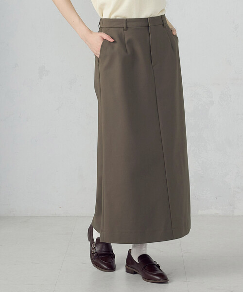 COMME CA ISM（コムサイズム）の「ストレッチナロー スカート（スカート・レディース・カーキ/ネイビー・MEDIUM/LARGE）」の10枚目の写真