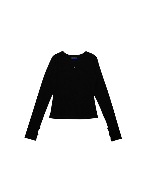 ISAYYERR（アイセイイェール）の「Twinkie Long Sleeve (black)（Tシャツ/カットソー・レディース・その他・FREE）」の2枚目の写真