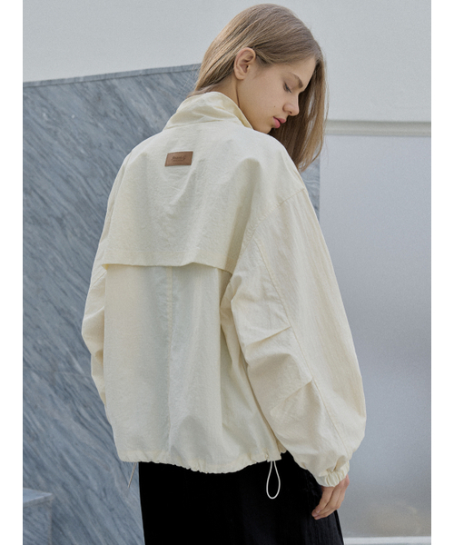 AVANT-G(アバン)の「Nylon Windbreakert Jumper - CREAM(ナイロンジャケット・レディース・その他・FREE)」の4枚目の写真
