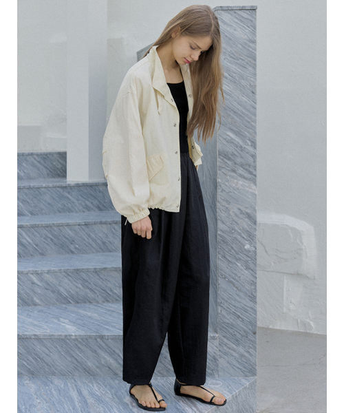 AVANT-G(アバン)の「Nylon Windbreakert Jumper - CREAM(ナイロンジャケット・レディース・その他・FREE)」の5枚目の写真