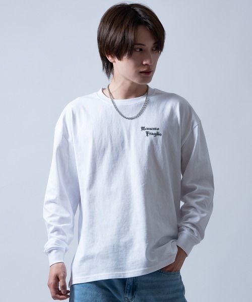 En serio TOKYO(エンソリオトーキョー)の「【SIDEWAYSTANCE】ウイング長袖Tシャツ 70653(Tシャツ/カットソー・メンズ・ブラック/ホワイト・LARGE/MEDIUM/SMALL/X-LARGE)」の7枚目の写真