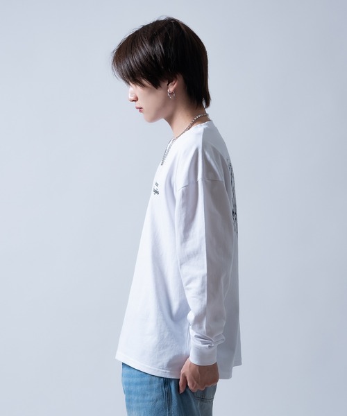 En serio TOKYO(エンソリオトーキョー)の「【SIDEWAYSTANCE】ウイング長袖Tシャツ 70653(Tシャツ/カットソー・メンズ・ブラック/ホワイト・LARGE/MEDIUM/SMALL/X-LARGE)」の8枚目の写真