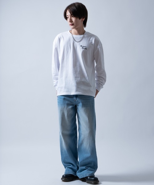 En serio TOKYO(エンソリオトーキョー)の「【SIDEWAYSTANCE】ウイング長袖Tシャツ 70653(Tシャツ/カットソー・メンズ・ブラック/ホワイト・LARGE/MEDIUM/SMALL/X-LARGE)」の9枚目の写真