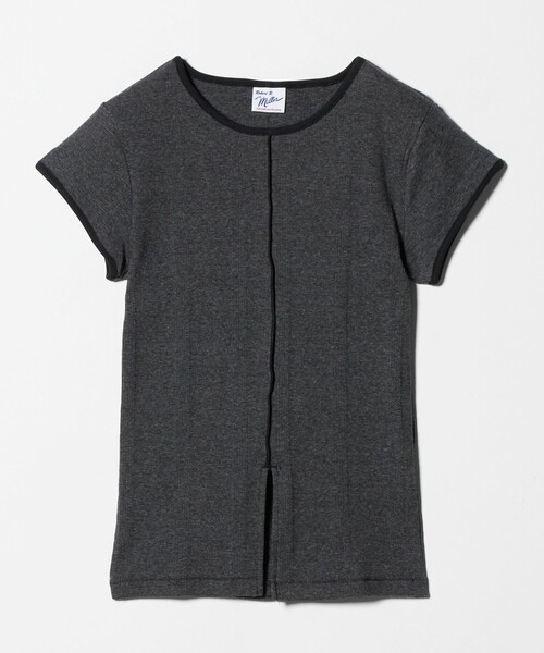 Edith A.Miller(エディスエーミラー)の「【別注】<MILLER×CITEN>スリットTシャツ(Tシャツ/カットソー・レディース・レッド/ダークグレー/ライム/ライトブルー・FREE)」の7枚目の写真