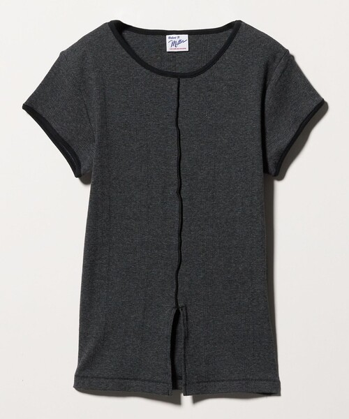 Edith A.Miller(エディスエーミラー)の「【別注】<MILLER×CITEN>スリットTシャツ(Tシャツ/カットソー・レディース・レッド/ダークグレー/ライム/ライトブルー・FREE)」の21枚目の写真