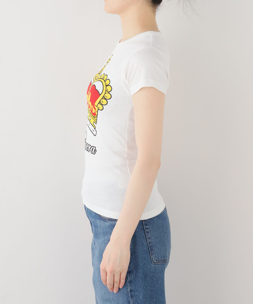 VAQUERA(バケラ)の「VAQUERA / バケラ WOMEN CROWN BABY TEE(Tシャツ/カットソー・レディース・ホワイト・SMALL/MEDIUM)」の8枚目の写真