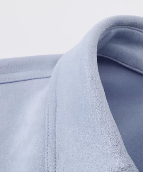 LA POMME petit(ラポミ・プチ)の「Fog Blue Waisted Jacket(その他アウター・レディース・ブルー・SMALL/LARGE/MEDIUM)」の3枚目の写真