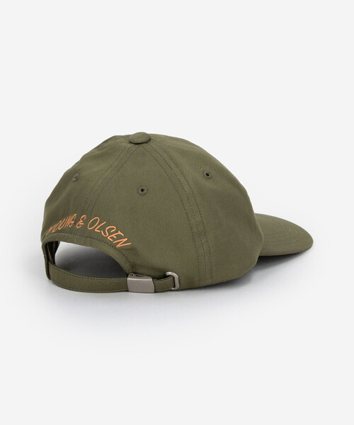 YOUNG&OLSEN The DRYGOODS STORE(ヤングアンドオルセン)の「YOUNG & OLSEN The DRYGOODS STORE | CITY TWILL CAP WOMEN(キャップ・レディース・オリーブ/ブルー系その他5/ブラック・F)」の7枚目の写真