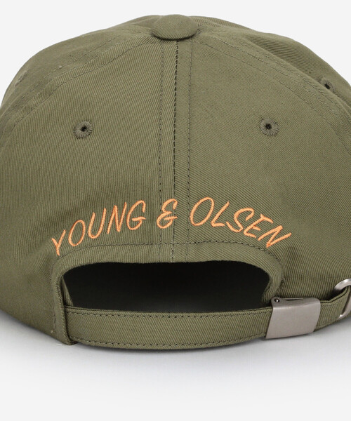 YOUNG&OLSEN The DRYGOODS STORE(ヤングアンドオルセン)の「YOUNG & OLSEN The DRYGOODS STORE | CITY TWILL CAP WOMEN(キャップ・レディース・オリーブ/ブルー系その他5/ブラック・F)」の5枚目の写真