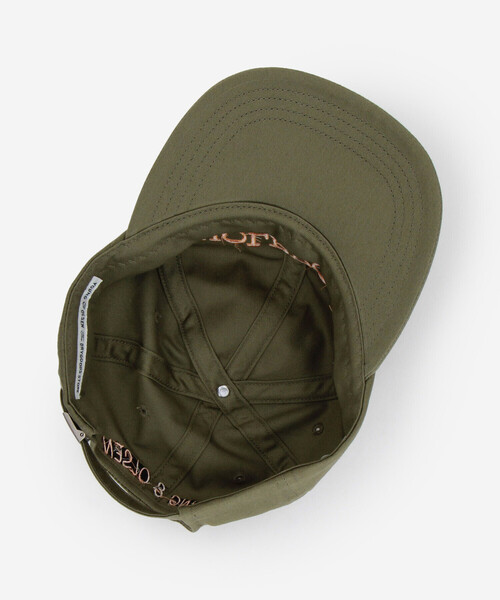 YOUNG&OLSEN The DRYGOODS STORE(ヤングアンドオルセン)の「YOUNG & OLSEN The DRYGOODS STORE | CITY TWILL CAP WOMEN(キャップ・レディース・オリーブ/ブルー系その他5/ブラック・F)」の4枚目の写真