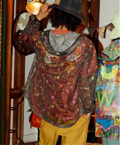 go slow caravan(ゴースローキャラバン)の「総柄プリント メッシュ防蚊加工 パーカーJKT(パーカー・メンズ・パープル系その他/その他1・X-LARGE/LARGE/MEDIUM)」の14枚目の写真