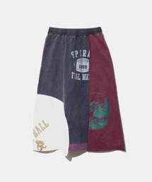 CUBE SUGAR | CUBE SUGAR/キューブシュガー　21/-天竺 パウダー加工 リメイク風 切替SK(スカート)