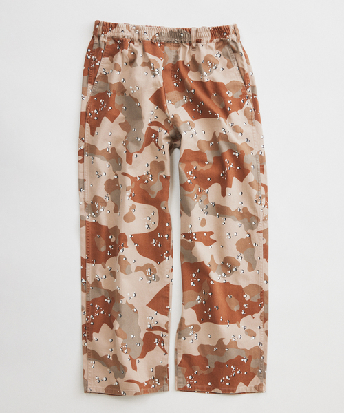 JOURNAL STANDARD relume（ジャーナルスタンダード　レリューム）の「バイオウォッシュ バリアスパターン ペインターパンツ（その他パンツ・メンズ・ベージュ/マスタード/ベージュ系その他/グレー/カーキ/アイボリー・SMALL/LARGE/MEDIUM）」の4枚目の写真