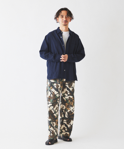 JOURNAL STANDARD relume（ジャーナルスタンダード　レリューム）の「バイオウォッシュ バリアスパターン ペインターパンツ（その他パンツ・メンズ・ベージュ/マスタード/ベージュ系その他/グレー/カーキ/アイボリー・SMALL/LARGE/MEDIUM）」の8枚目の写真