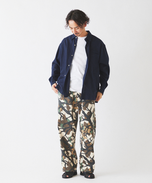 JOURNAL STANDARD relume（ジャーナルスタンダード　レリューム）の「バイオウォッシュ バリアスパターン ペインターパンツ（その他パンツ・メンズ・ベージュ/マスタード/ベージュ系その他/グレー/カーキ/アイボリー・SMALL/LARGE/MEDIUM）」の10枚目の写真